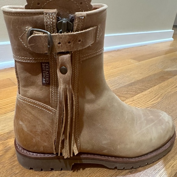 Penelope Chilvers Cropped Tassel Boots 39 (color - biscuit) - Picture 12 of 13